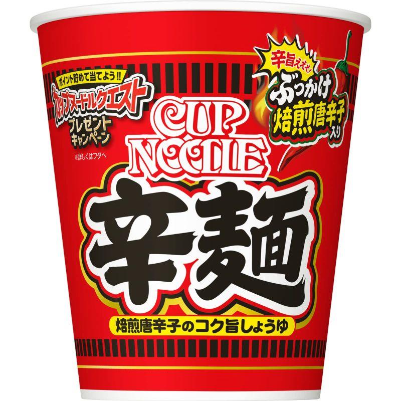 日清食品 カップヌードル 辛麺 ぶっかけ焙煎唐辛子 82g ×20個