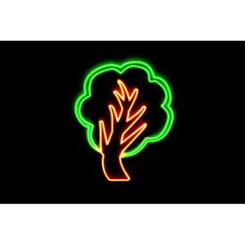 まとめ買いでお得 ネオン ツリー 17 Tree 木 き 森 植物 クリスマス アイコン ネオン ライト 電飾 Led ライト サイン Neon 看板 イルミネーション インテリア 店舗 ネオンサイン アメリカン雑貨 おしゃれ