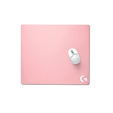 【 Logitech 羅技 】G 玩色大型滑鼠墊 粉色 易於清潔