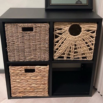 北歐折疊收納筐盒玩家具格子柜抽屜框儲物籃玄關零食置物盒