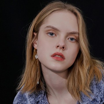 【Mell Object】施華洛世奇水晶長款耳釘