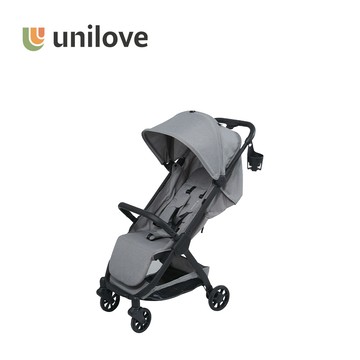 英國 Unilove - PIKA 輕量秒收手推車-星耀灰