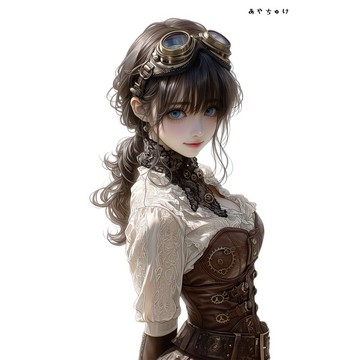 【5 月新品 5】07-124-0210 人物貼紙 蒸汽龐克風格