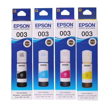 EPSON 003 / C13T00V100/T00V200/T00V300/T00V400 / T00V 原廠盒裝 墨水 - 單瓶入