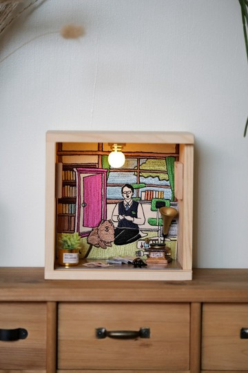 刺繡袖珍屋-小木屋