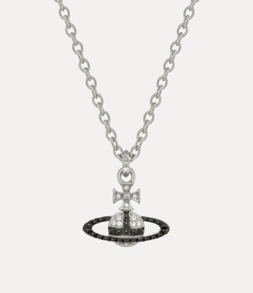 Vivienne Westwood Man. Mayfair Bas Relief Pendant Necklace Rhodium-gunmetal-white-crystal Rhodium-gunmetal-white-crystal Men