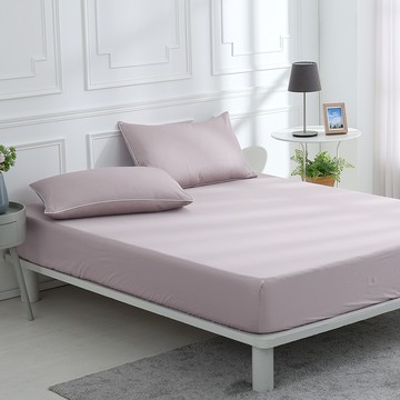 【預購】【床包枕套組】300織長絨棉床包枕套組 / 荷香紫 / 時光漫旅 / 網路限定 / DON