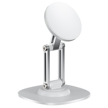 超穩360旋轉可摺疊磁吸手機架  白色  1個