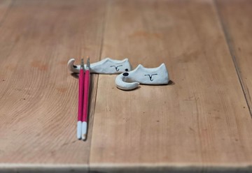 一筆貓/筷架 嘻嘻 呵呵