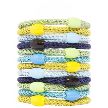 美國 L. Erickson 彈力髮圈-Grasshopper 細款髮圈 原裝12入 不咬髮 名牌髮圈＊夏日微風＊