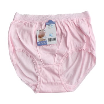 大尺碼前片花朵素面女內褲-82608-Q(2XL)-6件