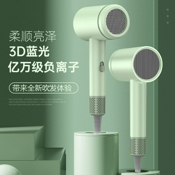 跨境新款吹風機家用發廊大功率靜音藍光110V-220V電吹風筒代發 鑫弘-數碼配件