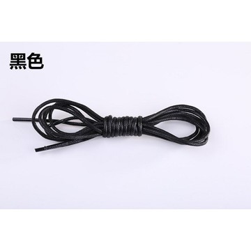 黑色60-80細鞋帶皮鞋帶商務圓形長邦防水白圓頭男女打蠟正裝