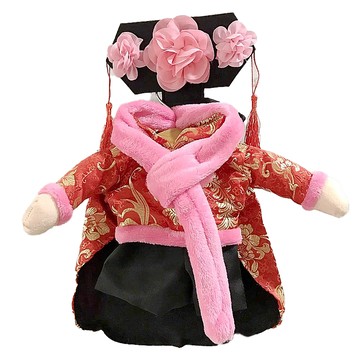 SassyDog 站立裝  8  粉紅色 + 紅色 + 黑色  1件