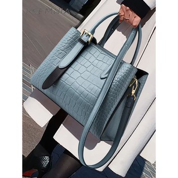 Rsemnia真皮手提包女2024新款潮百搭大容量時尚通勤單肩斜挎女包