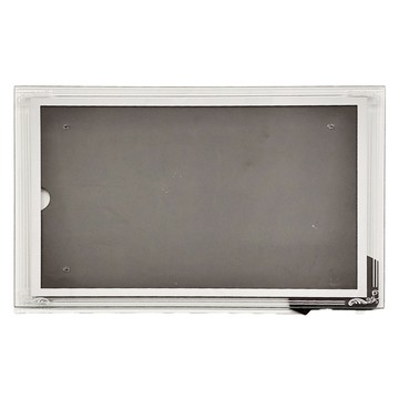 TRENY 玻璃A4獎狀證書相框 四角花銀  1個  A4