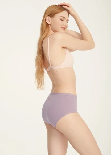 XXL 大人未滿．高腰三角內褲(薰粉紫-馬戲團)