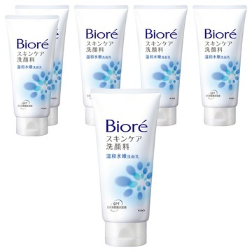 Biore 蜜妮 溫和水嫩洗面乳  6條  100g