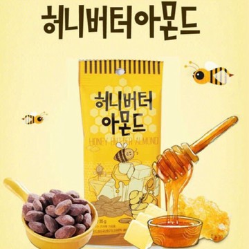 HBAF  蜂蜜奶油杏仁果（30g/包 ）