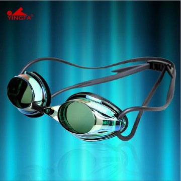 英發泳鏡 男女成人專業競技鍍膜游泳眼鏡兒童高清防水防霧游泳鏡