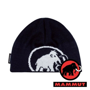 【MAMMUT 長毛象】Tweak Beanie保暖針織LOGO豆豆帽『海洋藍』1191-01352 戶外 登山 露營 休閒 時尚 保暖 針織毛帽 保暖帽