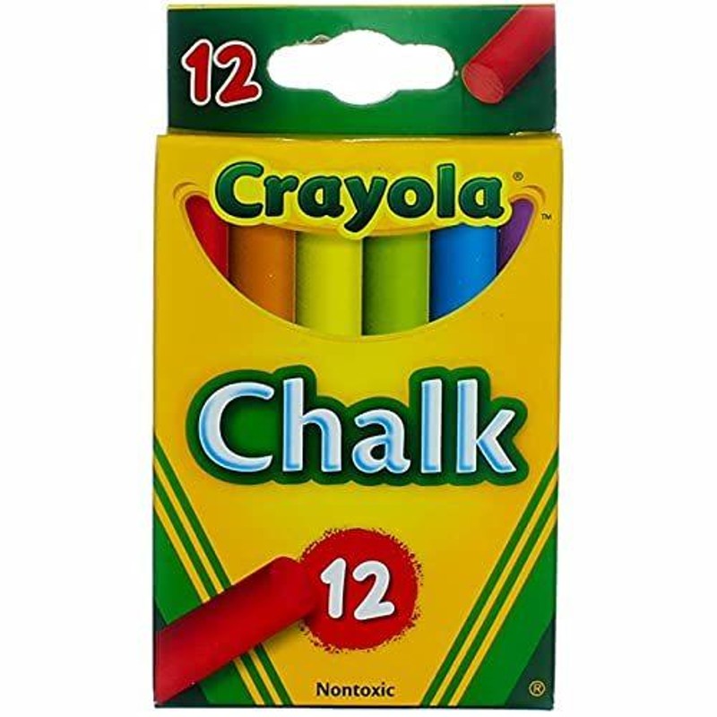 クレヨラ アメリカ 海外輸入 51-0816 Crayola Colored Low Dust Chalk