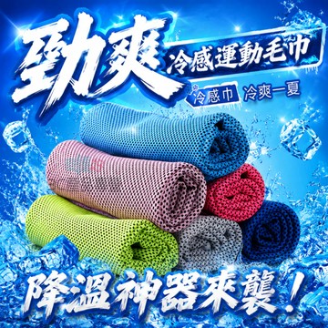 現貨隔日達🔥冷感運動毛巾冰絲涼感巾 速乾超吸汗冰感降溫 健身跑步登山戶外專用 便攜清涼擦汗冰凉巾