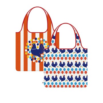 錦源興｜臺灣設計製造 雞蛋冰雙印花設計折疊購物袋