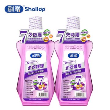 【刷樂】全效護理漱口水 750ml 買一送一 (共2入)