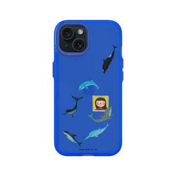 iPhone 15 Clear 激光藍 - 幾米 Jimmy Liao - 星空-心中的女孩