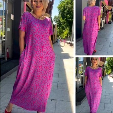 跨境外貿 夏秋冬季街頭短套頭連衣裙長款短袖連衣裙 廠家直發