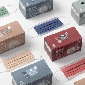 淺藍色-30入 【極舒感】成人平面4D支撐行醫療口罩 (30入/盒) ｜親膚 配戴舒適 MIT台灣製造