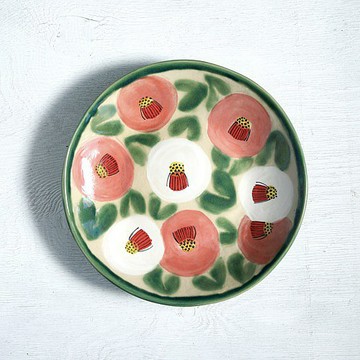白粉山茶花拼盤