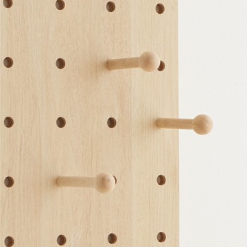 MIT創意洞洞板配件6入組(松木)