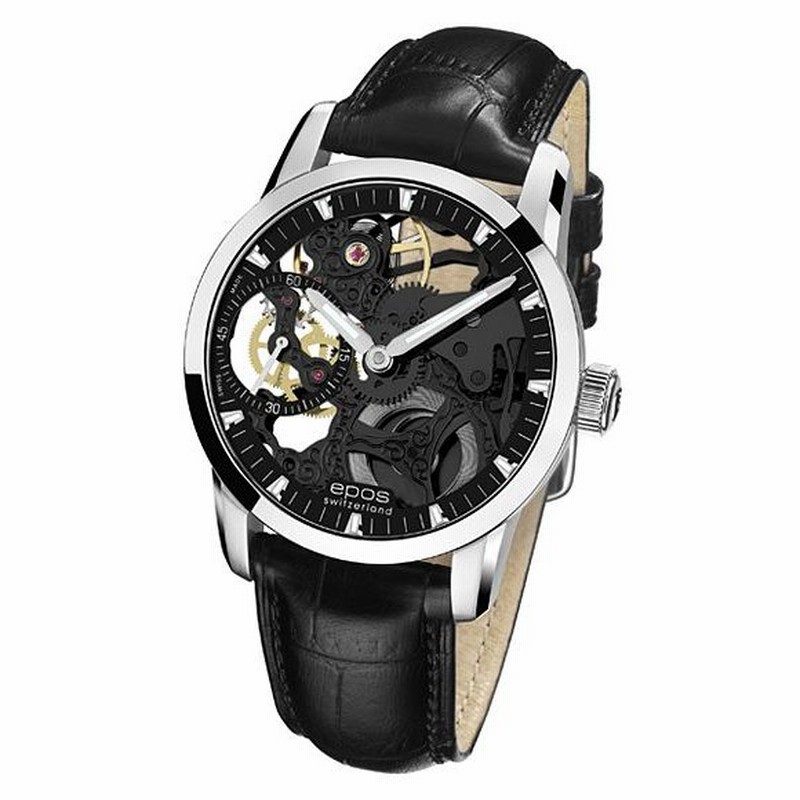 セール！ (国内正規品)EPOS epos エポス 両面スケルトン 手巻き