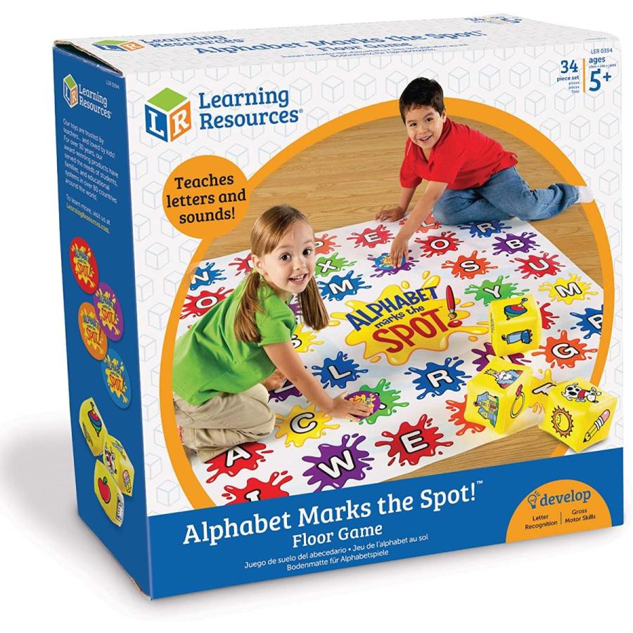 知育玩具 パズル ブロック LER0394 Learning Resources Alphabet Marks