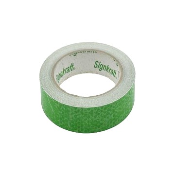 反光警示膠帶/蜂巢/25mmx9M/綠/卷