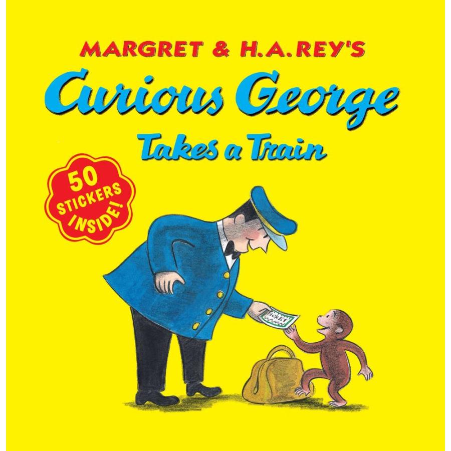 Curious George Takes a Train with Stickers