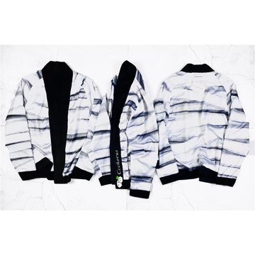 【正品現貨】Galliano Landor 黑色羊毛絲綢道袍開衫雙面穿外套