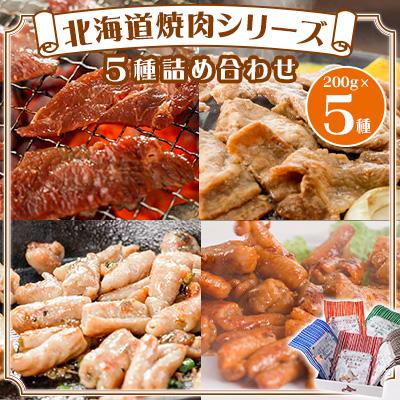 ふるさと納税 安平町 北海道焼肉シリーズ5種詰め合わせ