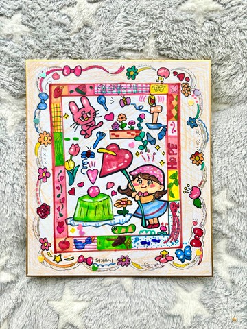 【招來幸福】客製化 喜歡事物地圖 插畫