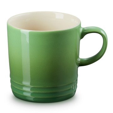 LE CREUSET -瓷器英式馬克杯350ml (綠竹青-無盒)