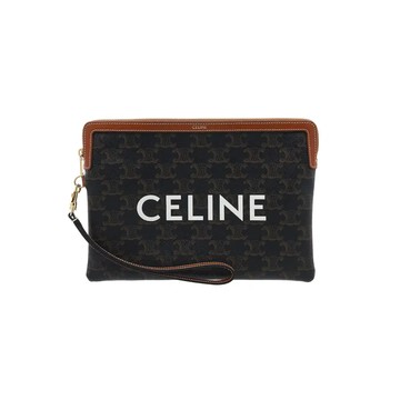 CELINE CUIR TRIOMPHE 凱旋門老花手拿包 (2024) / 10J502FES.04LU