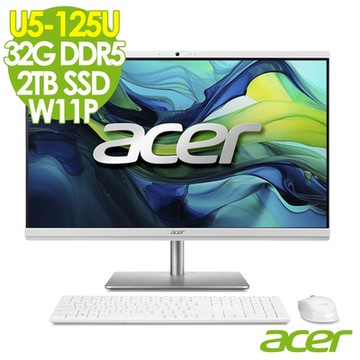 Acer 宏碁 Aspire C24-195ES 液晶電腦 (Ultra5 125U/32G/2TB SSD/W11P)