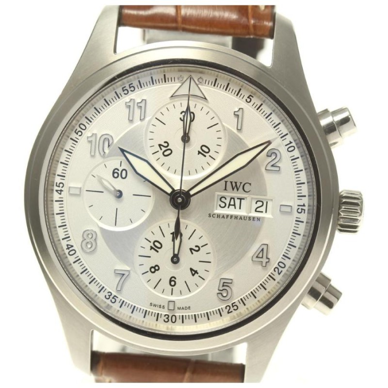 ☆良品【IWC SCHAFFHAUSEN】IWC スピットファイア クロノグラフ ...