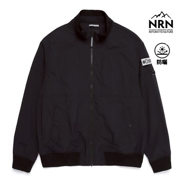 男裝 NRN CANIS 立領布勞森外套 - 炭黑色