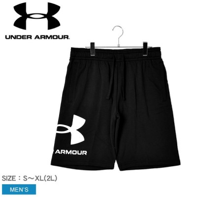 アンダーアーマー パンツ メンズ ライバルフリース ビッグロゴ ショーツ Underarmour ブラック 黒 ハーフパンツ 半パン 通販 Lineポイント最大get Lineショッピング