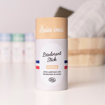 法國 Louise Emoi 有機認證檸檬體香膏 輕度流汗適用