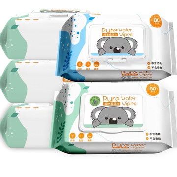 【蝦皮直營】純水濕紙巾(箱購組) 80抽 擦臉巾 洗臉巾 擦手巾 溼紙巾 有蓋濕紙巾 小包迷你濕紙巾 隨身濕紙巾