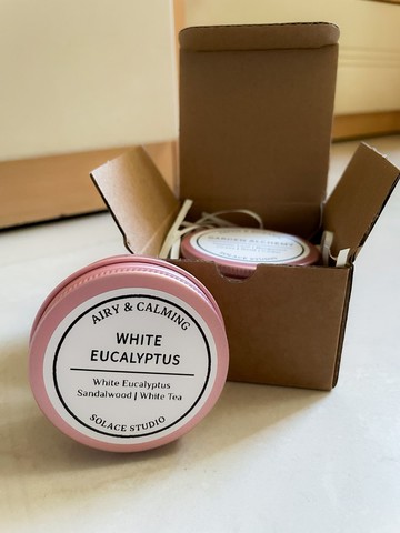 芳香草本調 Airy & Soothing | 白桉清韻 | 手工精油大豆蠟燭